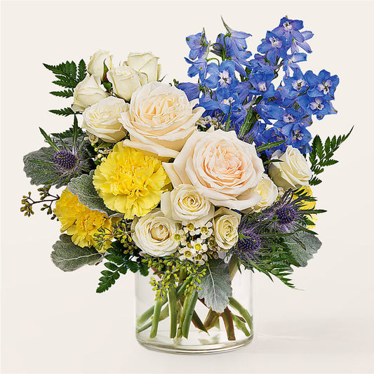 Lemon Sorbet Bouquet –  Balloon Creations By Maria And Flower, Wilmington DE