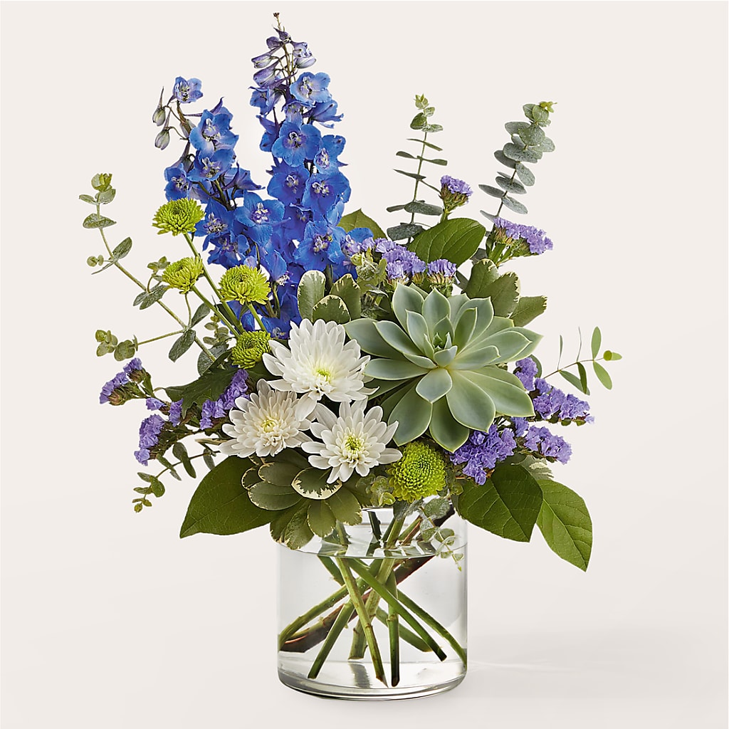 Cerulean Waves Bouquet –  Balloon Creations By Maria And Flower, Wilmington DE