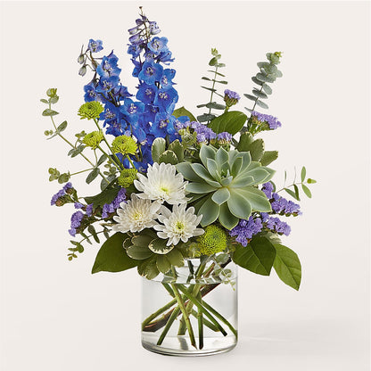 Cerulean Waves Bouquet –  Balloon Creations By Maria And Flower, Wilmington DE