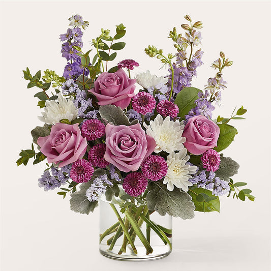 Violet Frost Bouquet –  Balloon Creations By Maria And Flower, Wilmington DE
