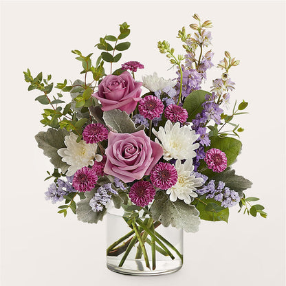Violet Frost Bouquet –  Balloon Creations By Maria And Flower, Wilmington DE