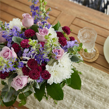 Violet Frost Bouquet –  Balloon Creations By Maria And Flower, Wilmington DE