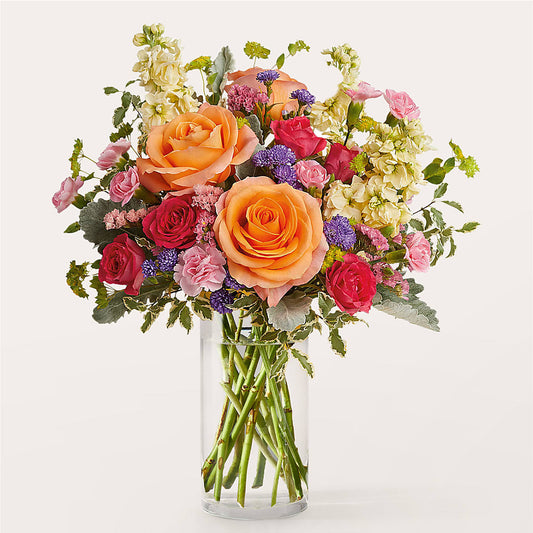Tangerine Tango Bouquet –  Balloon Creations By Maria And Flower, Wilmington DE