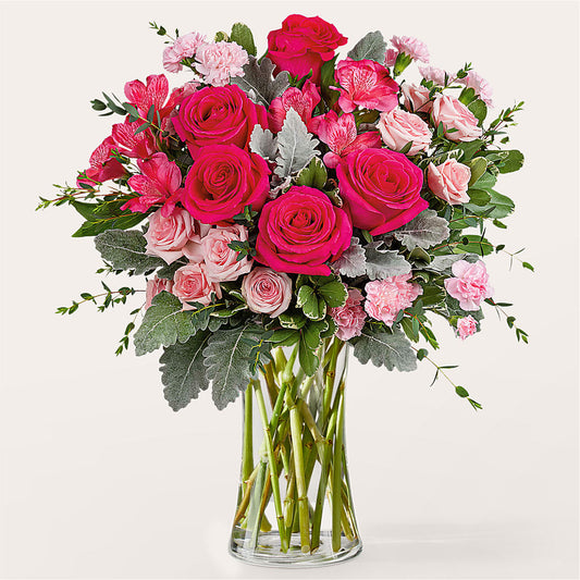 Tickled Pink Bouquet –  Balloon Creations By Maria And Flower, Wilmington DE