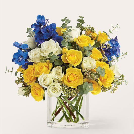 Sparkling Citrine Bouquet –  Balloon Creations By Maria And Flower, Wilmington DE