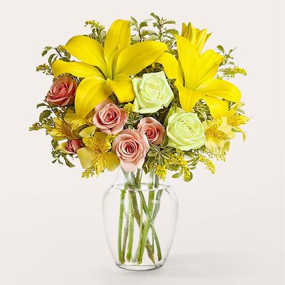 Sunburst Bouquet –  Balloon Creations By Maria And Flower, Wilmington DE