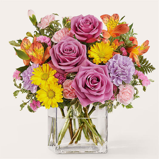 Shades of Happiness Bouquet –  Balloon Creations By Maria And Flower, Wilmington DE