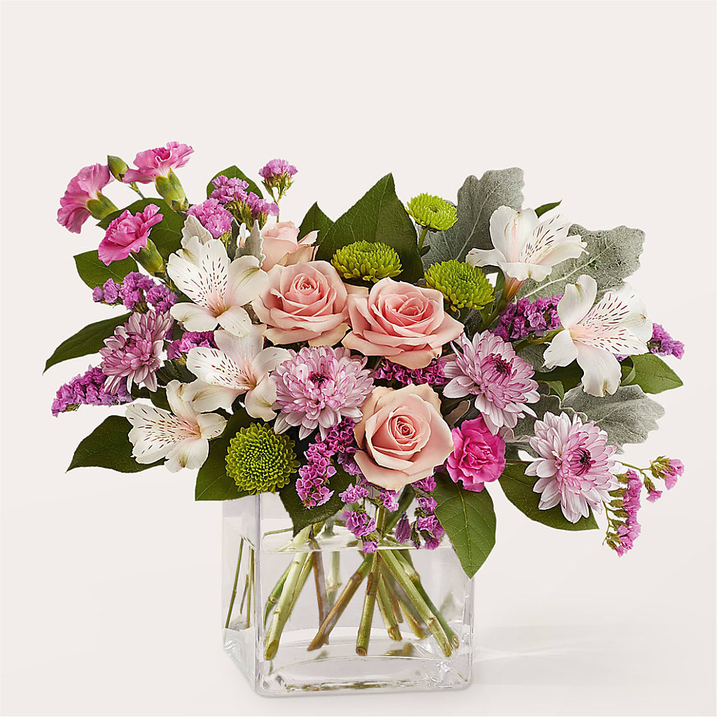 Pink Suede Bouquet –  Balloon Creations By Maria And Flower, Wilmington DE