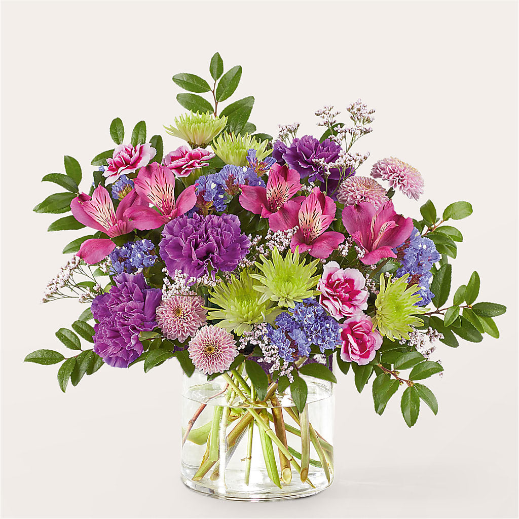 Glass Half Full Bouquet –  Balloon Creations By Maria And Flower, Wilmington DE