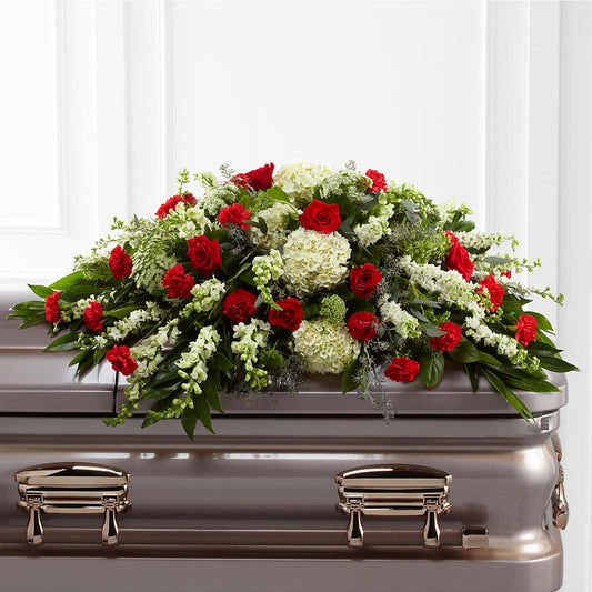 Sincerity Casket Spray –  Balloon Creations By Maria And Flower, Wilmington DE