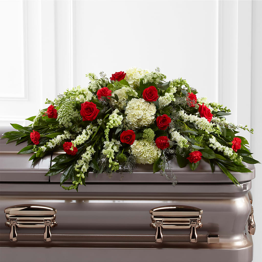 Sincerity Casket Spray –  Balloon Creations By Maria And Flower, Wilmington DE