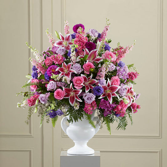 Peaceful Tribute Arrangement –  Balloon Creations By Maria And Flower, Wilmington DE