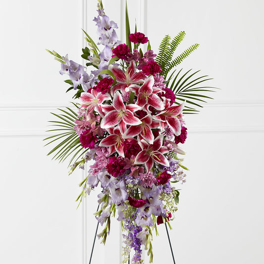 Tender Touch Standing Spray –  Balloon Creations By Maria And Flower, Wilmington DE