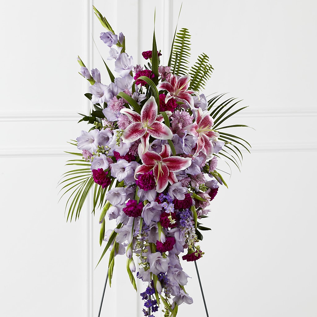 Tender Touch Standing Spray –  Balloon Creations By Maria And Flower, Wilmington DE