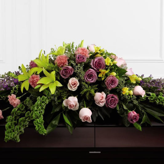 Forever Beloved Casket Spray –  Balloon Creations By Maria And Flower, Wilmington DE