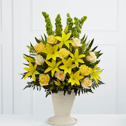 Golden Memories Arrangement –  Balloon Creations By Maria And Flower, Wilmington DE