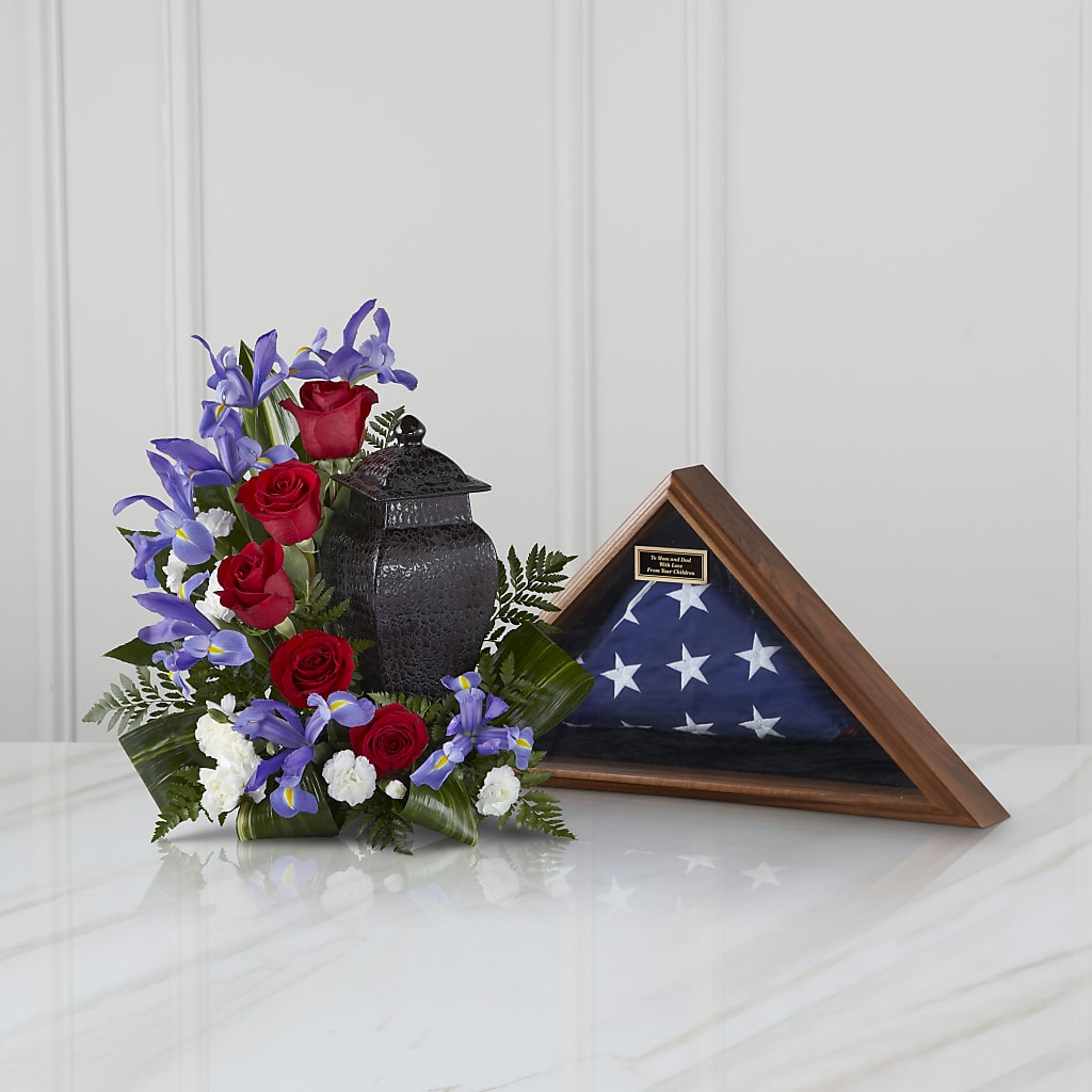 Patriotic Tribute Arrangement –  Balloon Creations By Maria And Flower, Wilmington DE