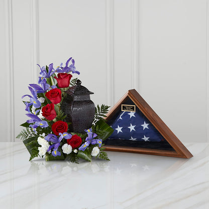 Patriotic Tribute Arrangement –  Balloon Creations By Maria And Flower, Wilmington DE