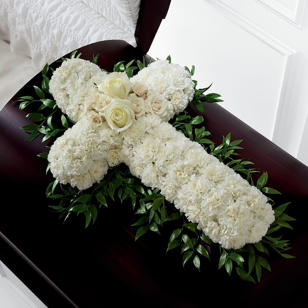Peaceful Memories Casket Spray (Standard) –  Balloon Creations By Maria And Flower, Wilmington DE