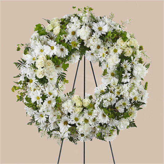 Faithful Wishes Wreath –  Balloon Creations By Maria And Flower, Wilmington DE