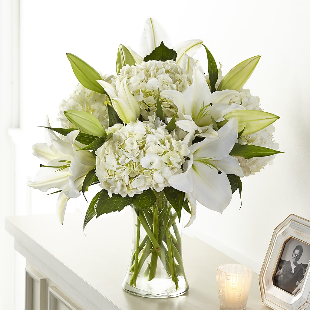 Compassionate Lily Bouquet –  Balloon Creations By Maria And Flower, Wilmington DE