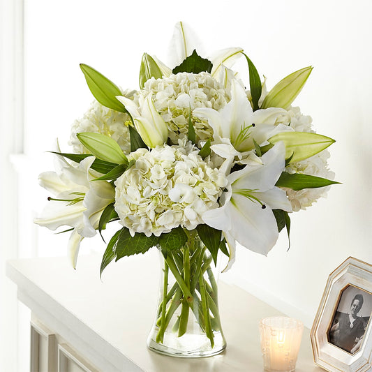 Compassionate Lily Bouquet –  Balloon Creations By Maria And Flower, Wilmington DE