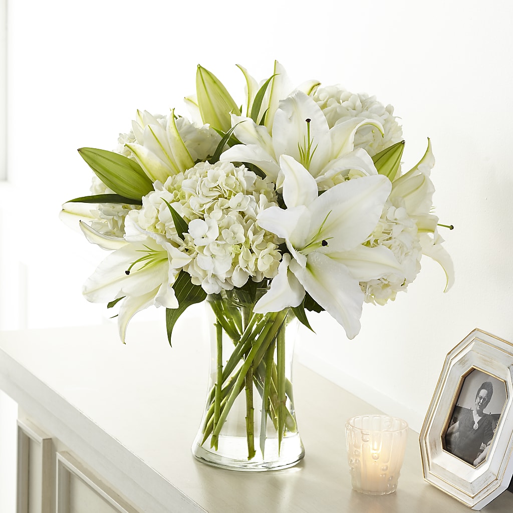 Compassionate Lily Bouquet –  Balloon Creations By Maria And Flower, Wilmington DE
