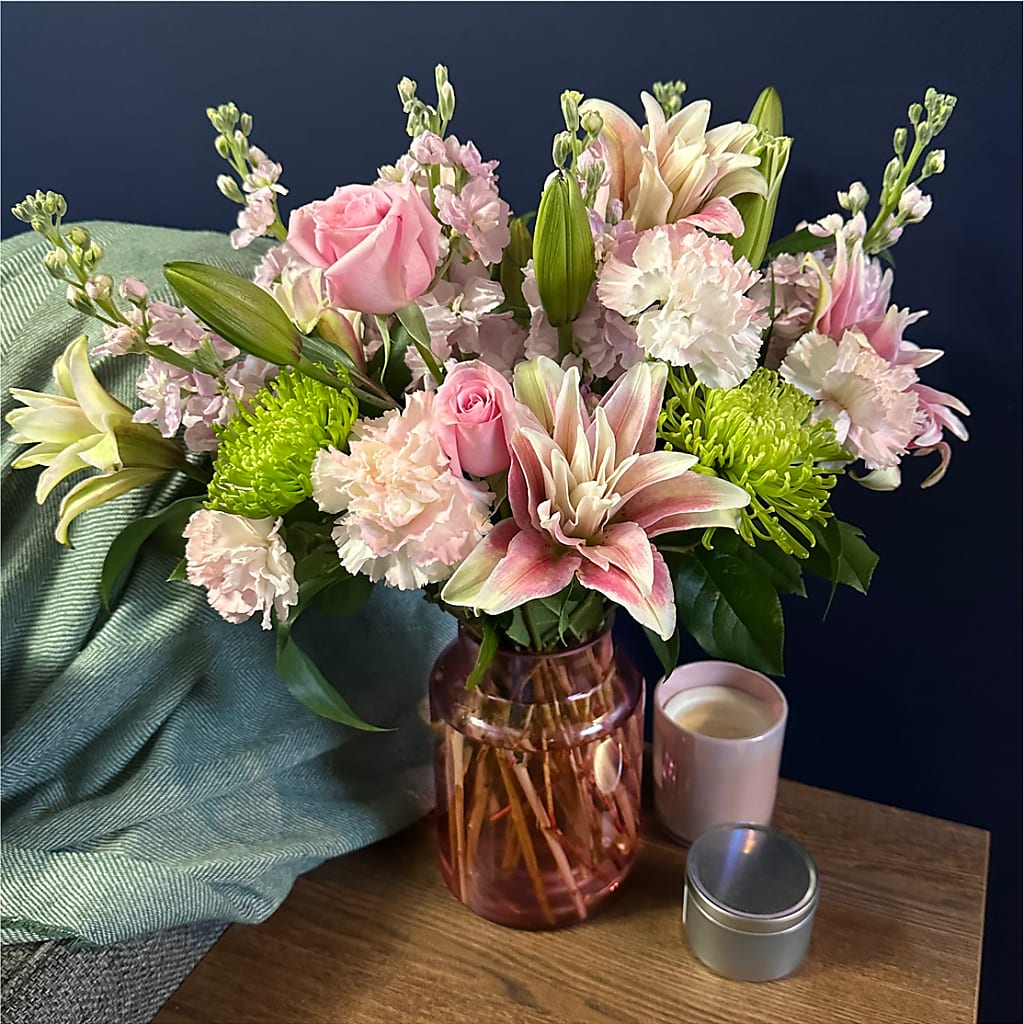 Pretty in Pink Bouquet –  Balloon Creations By Maria And Flower, Wilmington DE