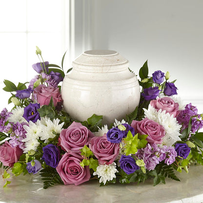 Blooming Sympathy Cremation Adornment –  Balloon Creations By Maria And Flower, Wilmington DE