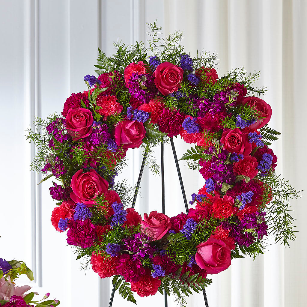 Calming Colors Wreath –  Balloon Creations By Maria And Flower, Wilmington DE
