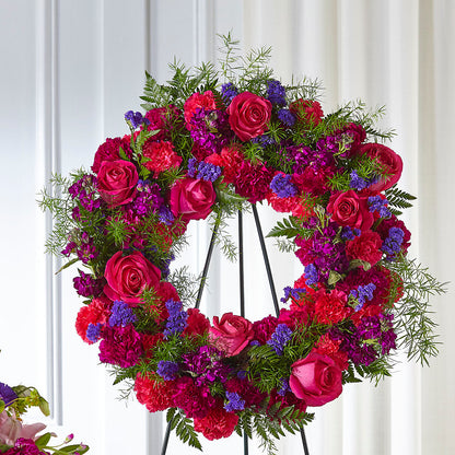 Calming Colors Wreath –  Balloon Creations By Maria And Flower, Wilmington DE