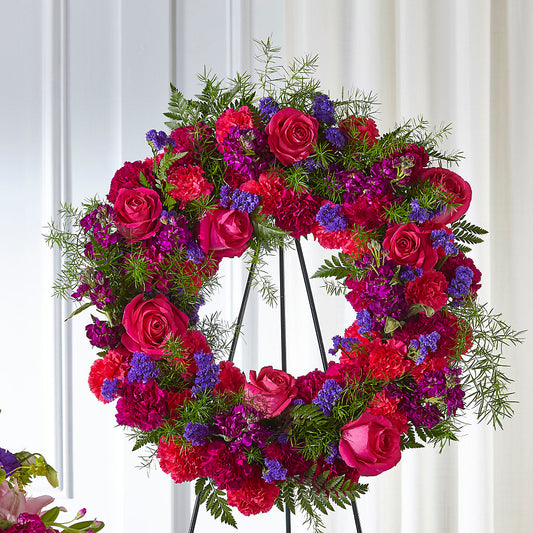 Calming Colors Wreath –  Balloon Creations By Maria And Flower, Wilmington DE