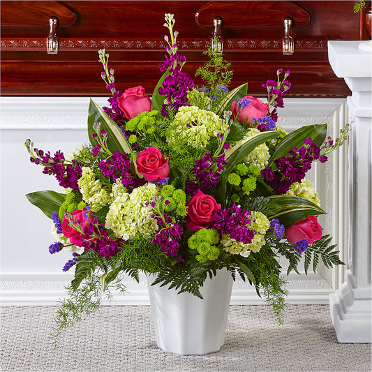 Beautiful Horizons Floor Basket –  Balloon Creations By Maria And Flower, Wilmington DE
