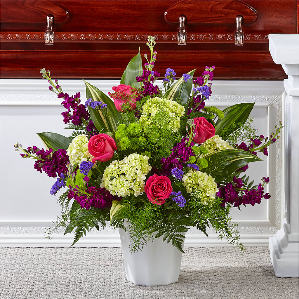 Beautiful Horizons Floor Basket –  Balloon Creations By Maria And Flower, Wilmington DE