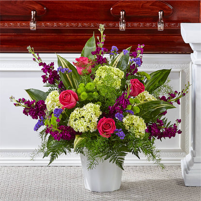 Beautiful Horizons Floor Basket –  Balloon Creations By Maria And Flower, Wilmington DE