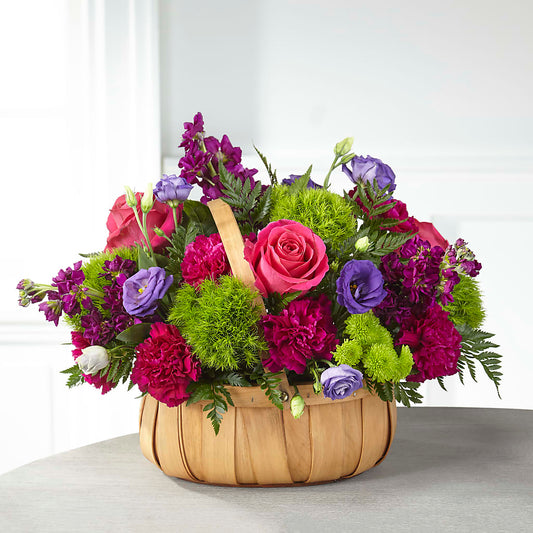 Serene Sanctuary Basket –  Balloon Creations By Maria And Flower, Wilmington DE