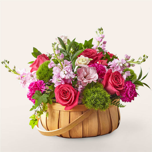 Radiance in Bloom Basket –  Balloon Creations By Maria And Flower, Wilmington DE