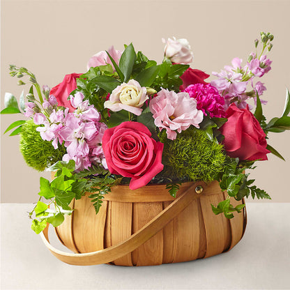Radiance in Bloom Basket –  Balloon Creations By Maria And Flower, Wilmington DE