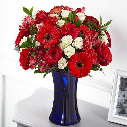 Hearts Embrace Bouquet –  Balloon Creations By Maria And Flower, Wilmington DE