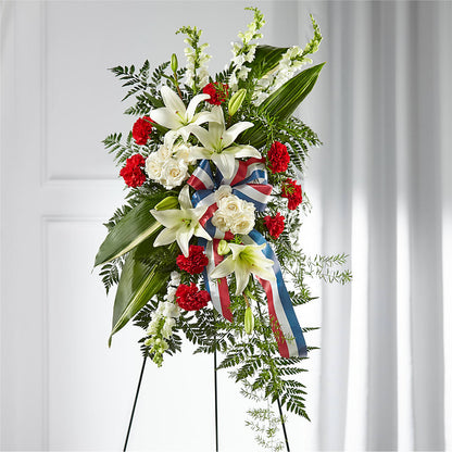 Stars of Life Standing Spray –  Balloon Creations By Maria And Flower, Wilmington DE