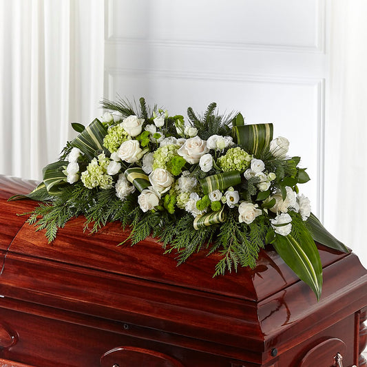 Hopeful Gesture Casket Spray –  Balloon Creations By Maria And Flower, Wilmington DE