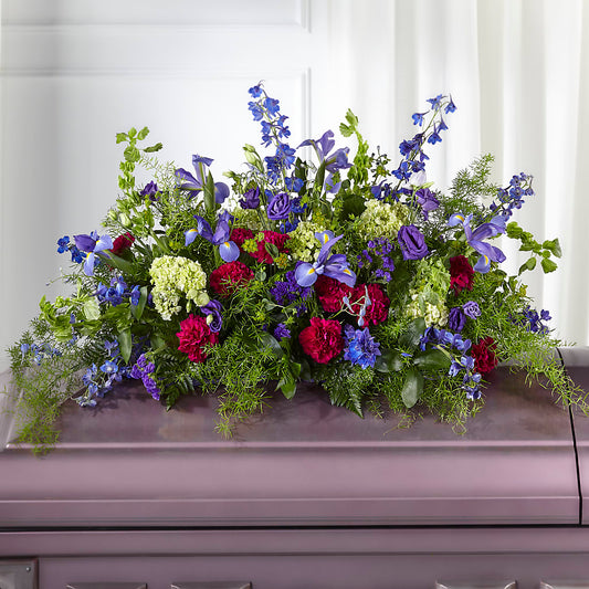 Always Treasured Casket Spray –  Balloon Creations By Maria And Flower, Wilmington DE