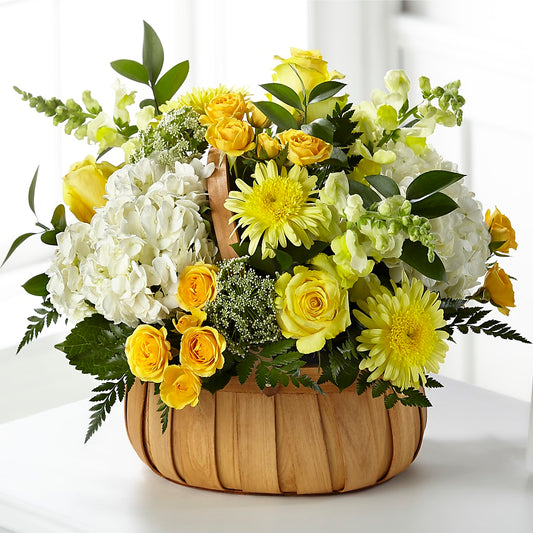 Rustic Remembrance Basket –  Balloon Creations By Maria And Flower, Wilmington DE