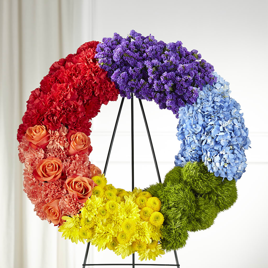 Circle of Love Wreath –  Balloon Creations By Maria And Flower, Wilmington DE