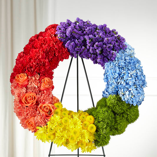 Circle of Love Wreath –  Balloon Creations By Maria And Flower, Wilmington DE