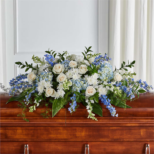 Timeless Essence Casket Spray –  Balloon Creations By Maria And Flower, Wilmington DE