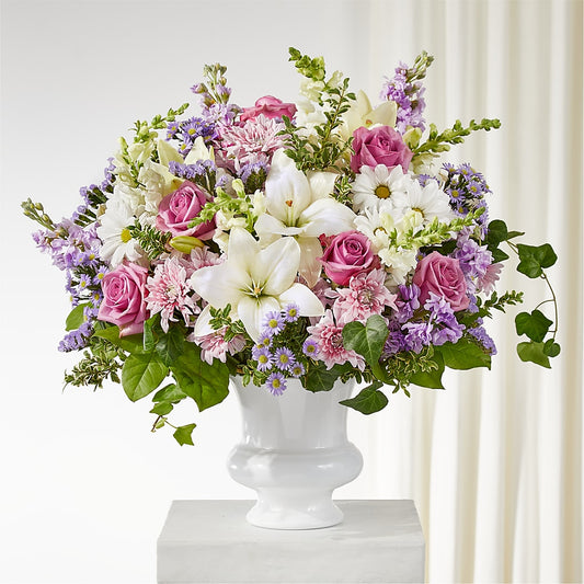 Remarkable Life Urn Arrangement –  Balloon Creations By Maria And Flower, Wilmington DE