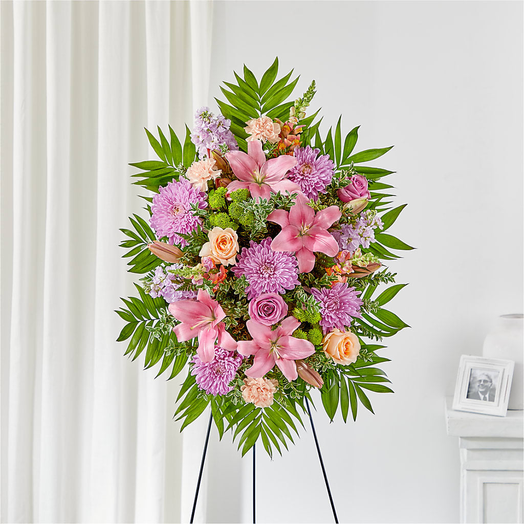 Love & Light Standing Spray –  Balloon Creations By Maria And Flower, Wilmington DE