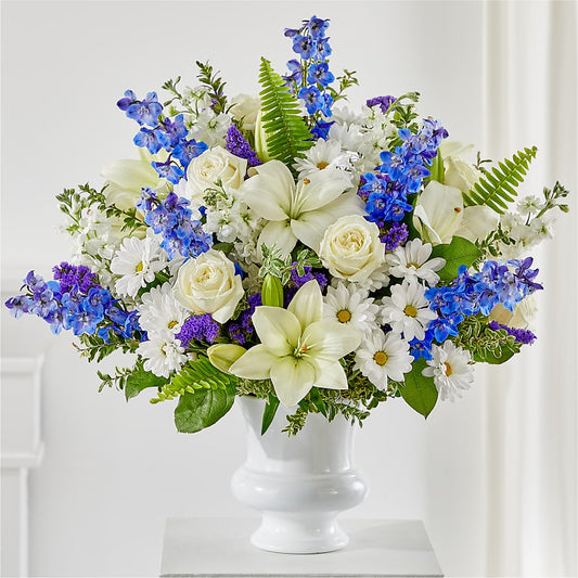 Expressions of Hope Urn Arrangement –  Balloon Creations By Maria And Flower, Wilmington DE