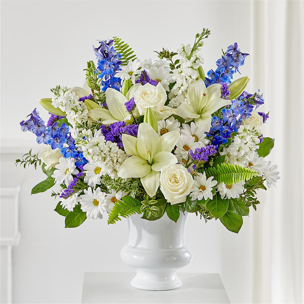 Expressions of Hope Urn Arrangement –  Balloon Creations By Maria And Flower, Wilmington DE